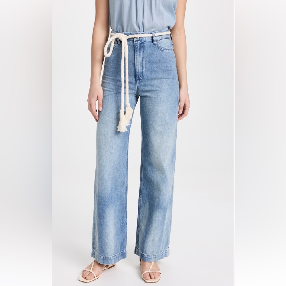 NWT THE GREAT. Seaside Wide Leg Jeans